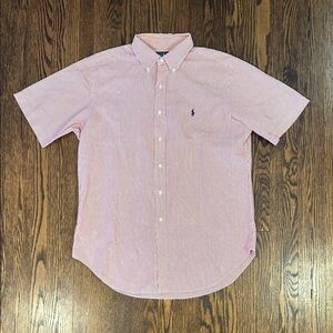 Polo Ralph Lauren Seersucker Short Sleeve Striped Shirt